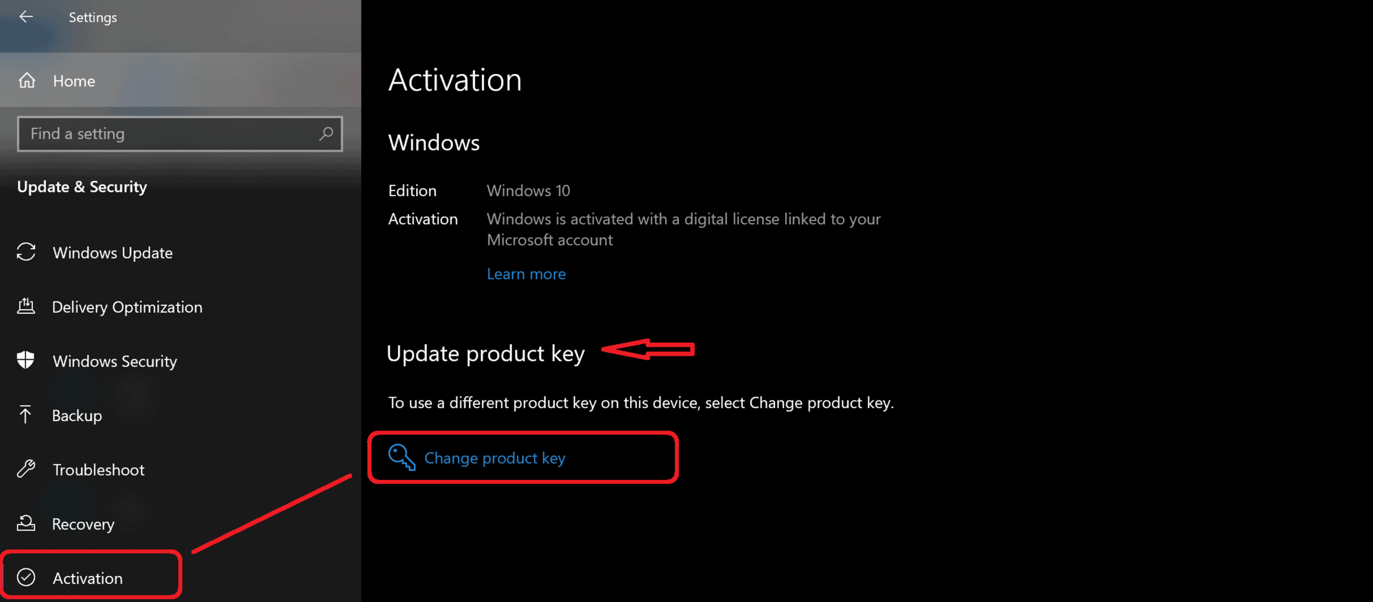 Windows 10 Product Key Change Home To Professional Upgrade Activate