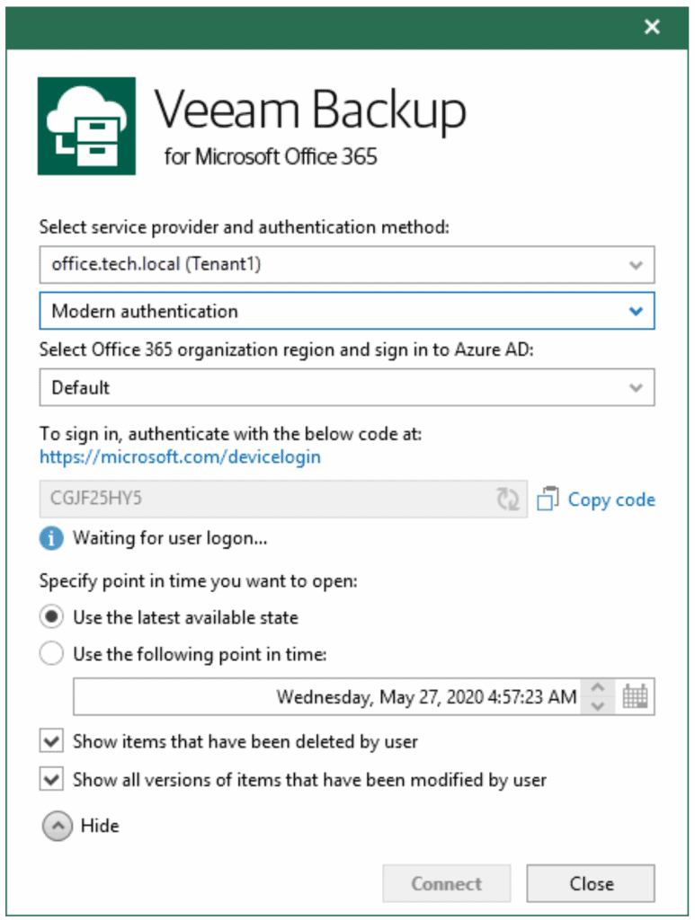 Download Office 365 Backup Solution from Veeam