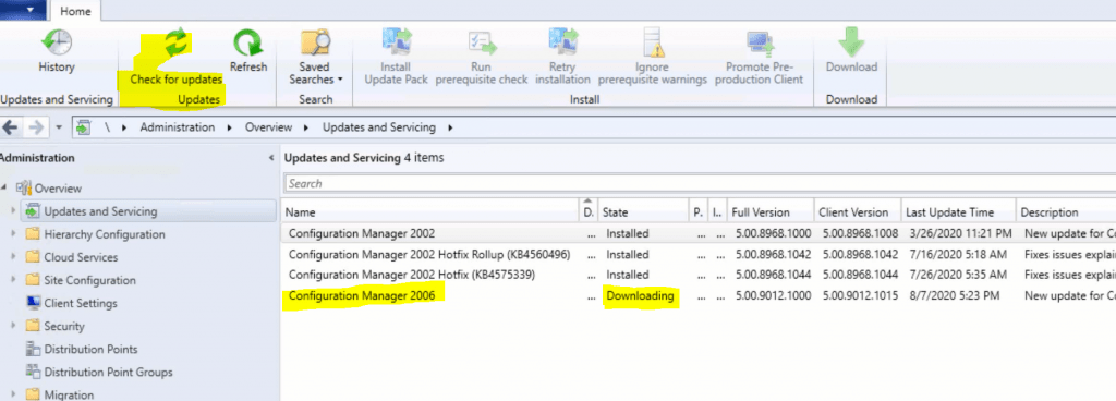 SCCM Primary Server Upgrade to 2006