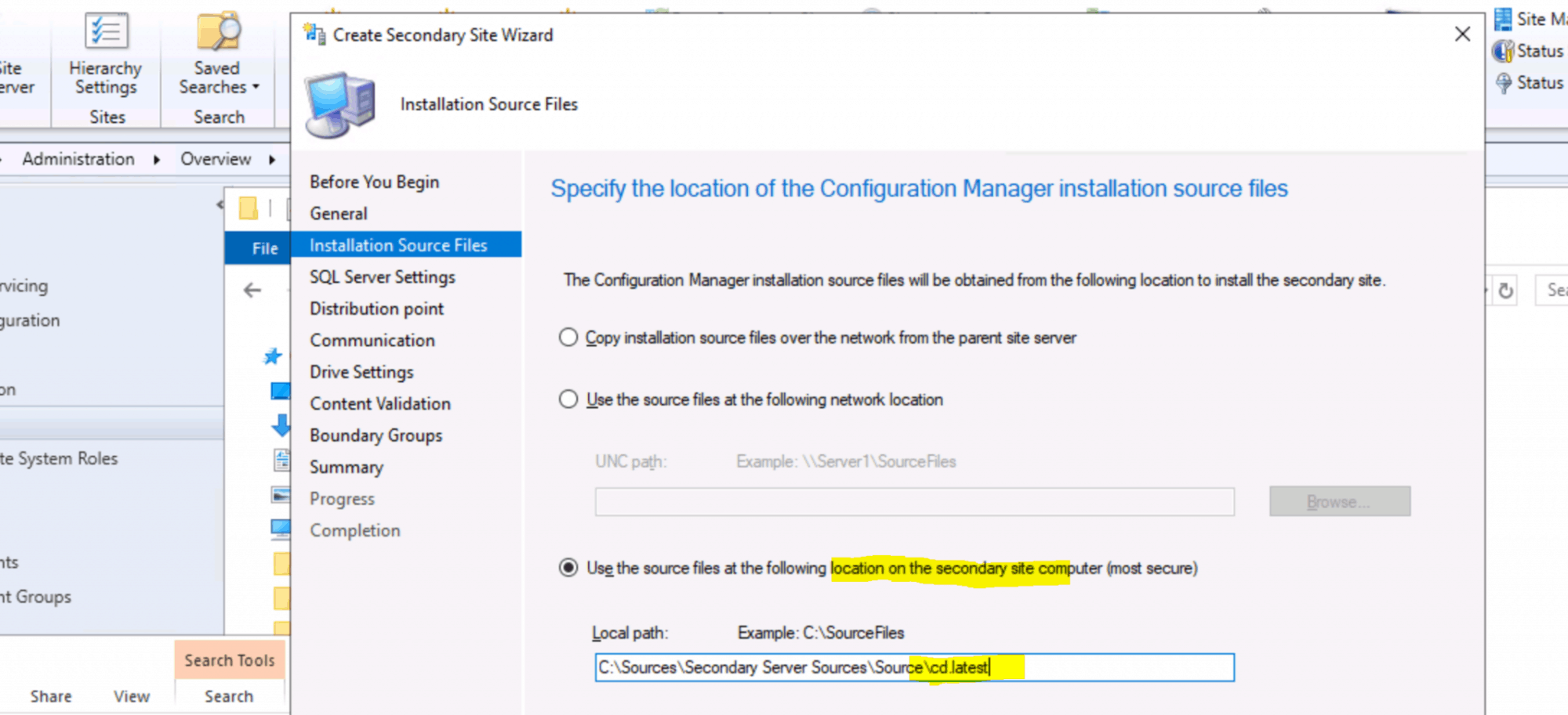 SCCM Secondary Server Installation Guide Step By Step ConfigMgr
