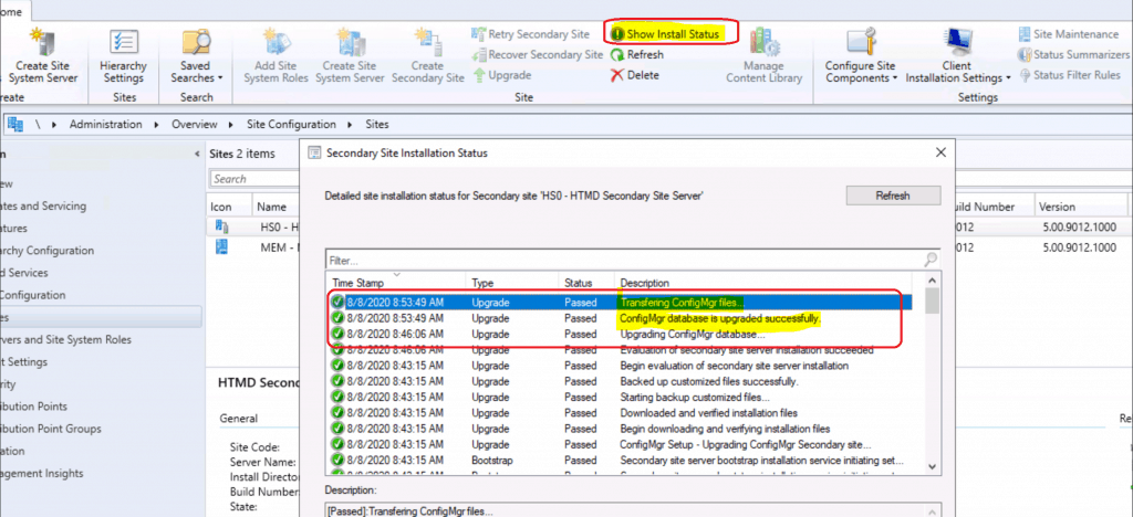 SCCM Secondary Site Server Upgrade to 2006 Version | ConfigMgr