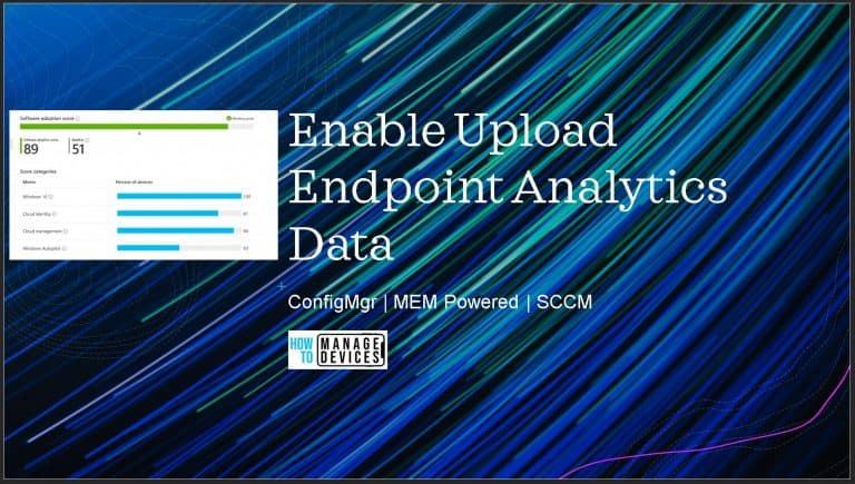 SCCM Enable Upload Endpoint Analytics Data