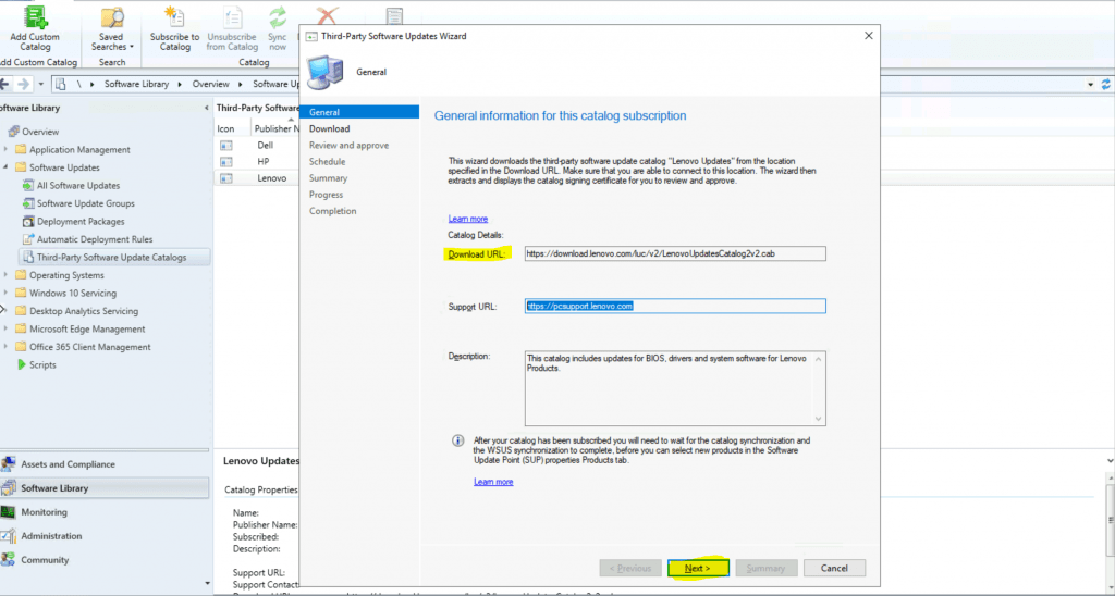 Lenovo Updates Catalog V3 for SCCM | Third-Party Updates