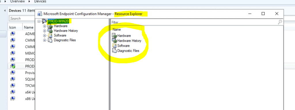 Enable SCCM Resource Explorer from Intune Portal | ConfigMgr - Fig.1