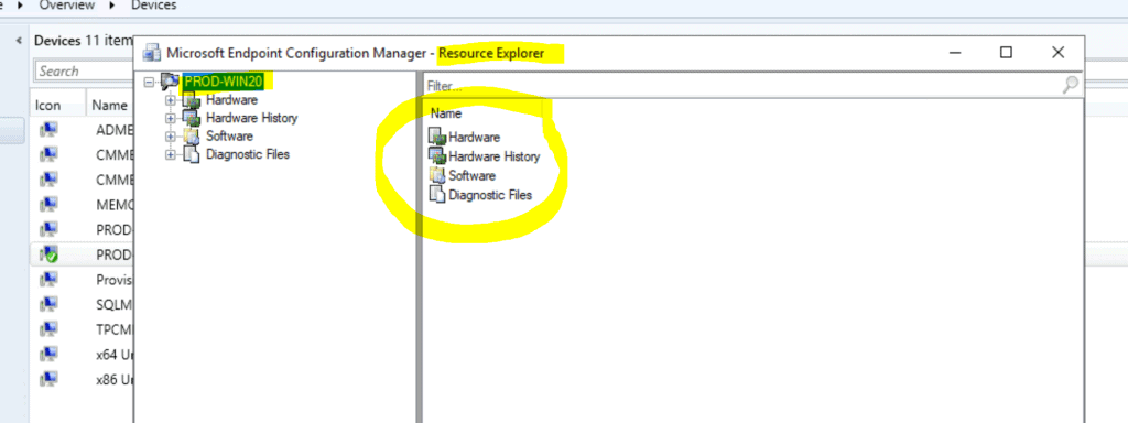 Enable SCCM Resource Explorer from Intune Portal | ConfigMgr