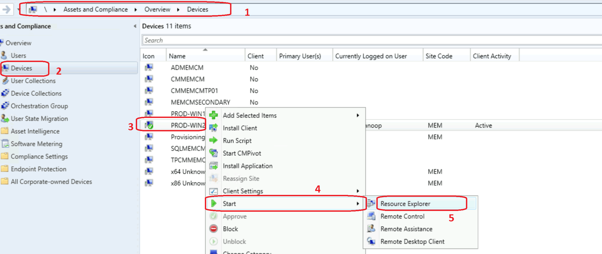 Access SCCM Resource Explorer From Intune Portal How To Manage Devices