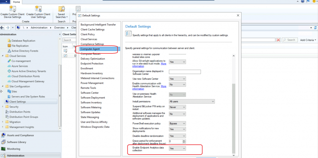 ConfigMgr How to Enable Upload Endpoint Analytics Data | SCCM