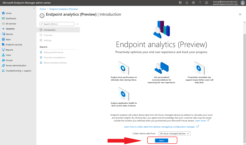 ConfigMgr How to Enable Upload Endpoint Analytics Data | SCCM