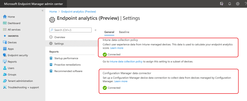 ConfigMgr How to Enable Upload Endpoint Analytics Data | SCCM