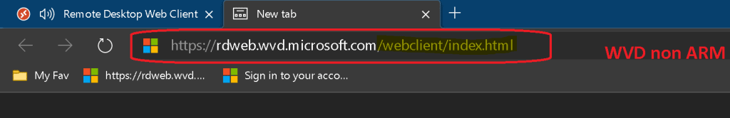 AVD Web Client URL Details Azure Virtual Desktop