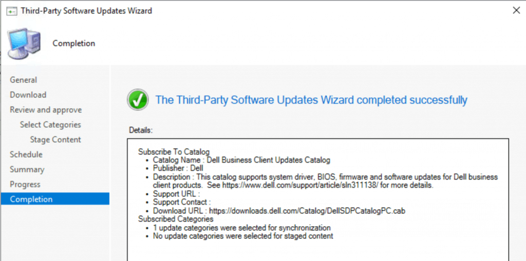 ConfigMgr Dell Updates Catalog V3 for SCCM