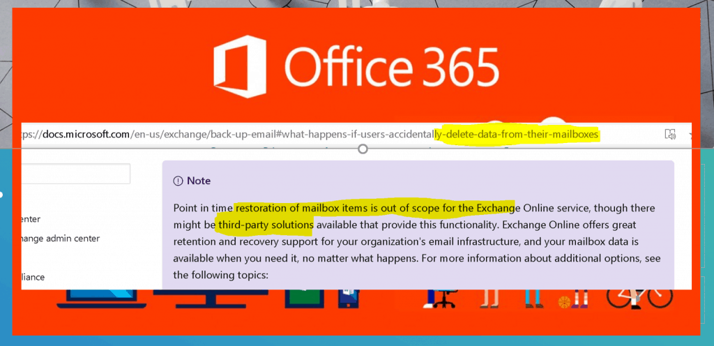 Office 365 Email Backup Solution | Do's & Don'ts Of Exchange Online HTMD  Blog