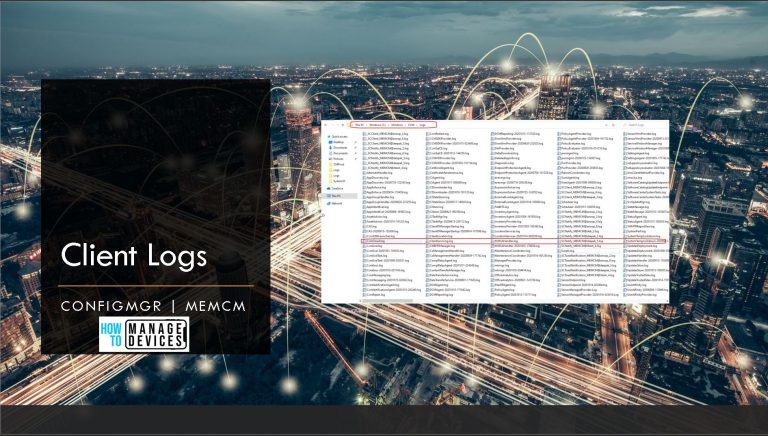 SCCM Client Logs