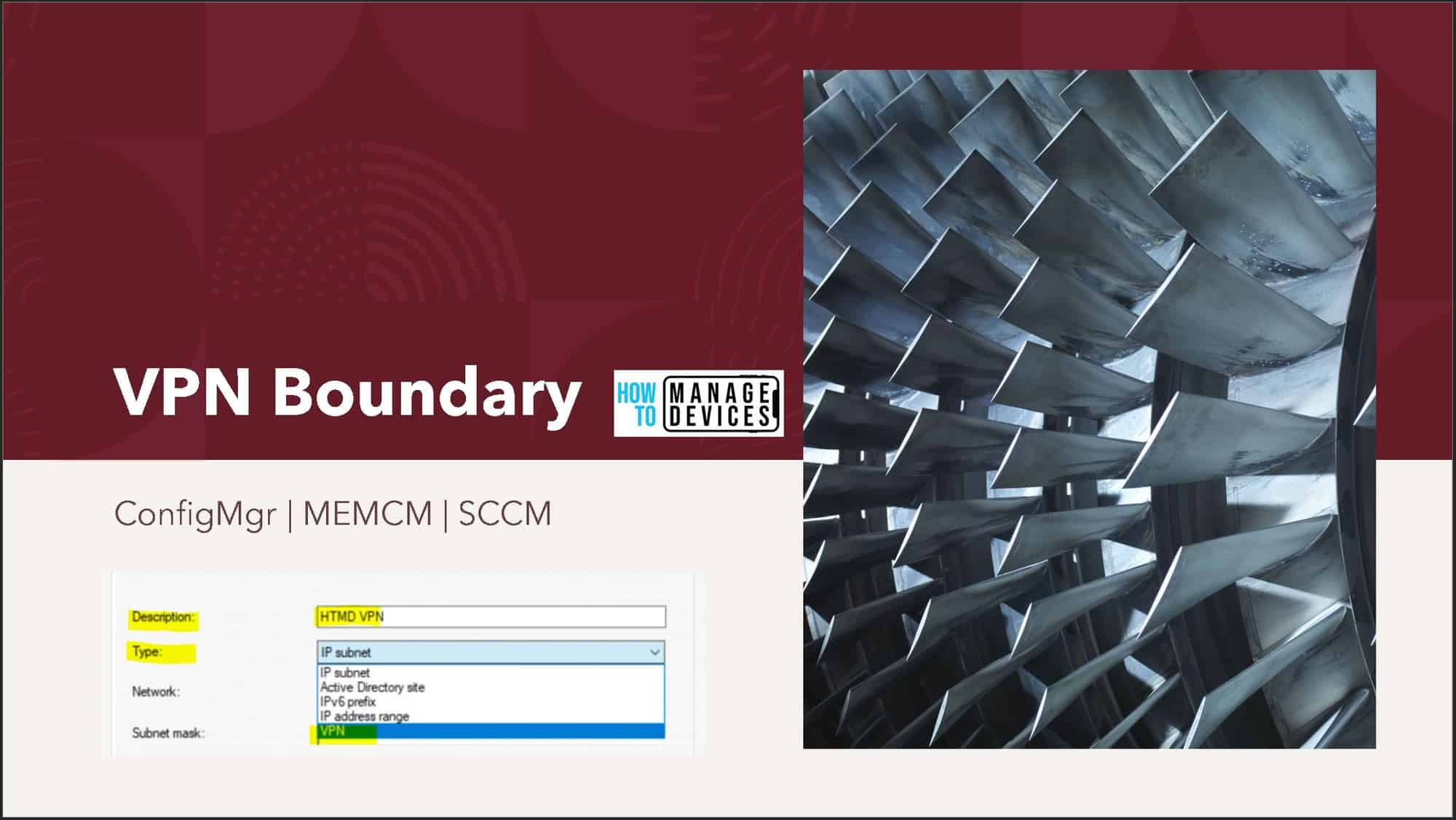 ConfigMgr VPN Boundary