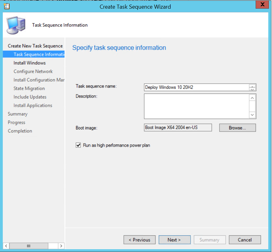 Deploy Windows 10 20H2 Using SCCM Task Sequence | ConfigMgr