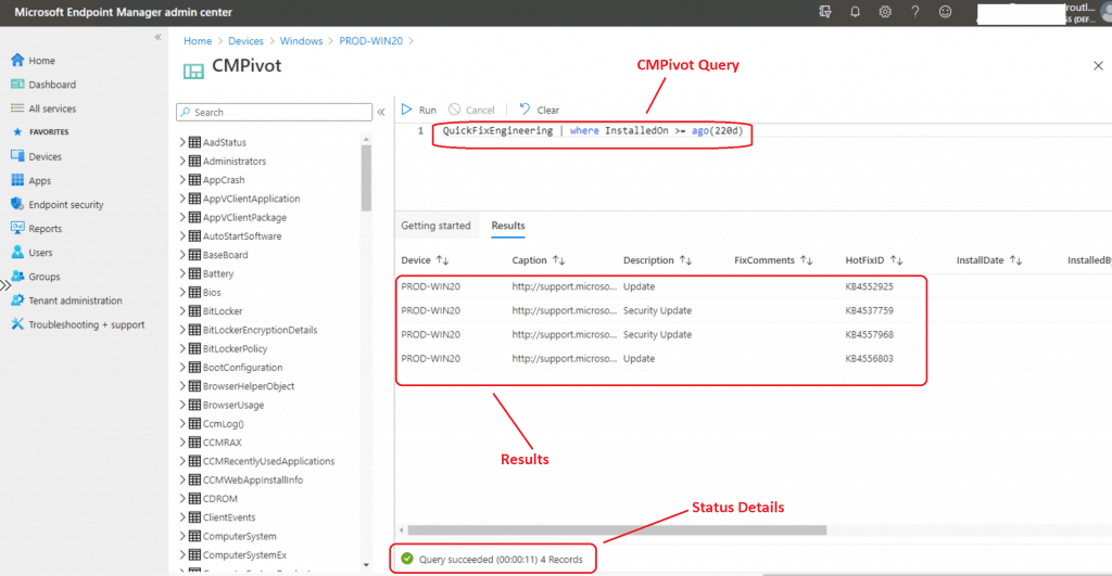 Run CMPivot Queries from Intune Portal | SCCM | ConfigMgr