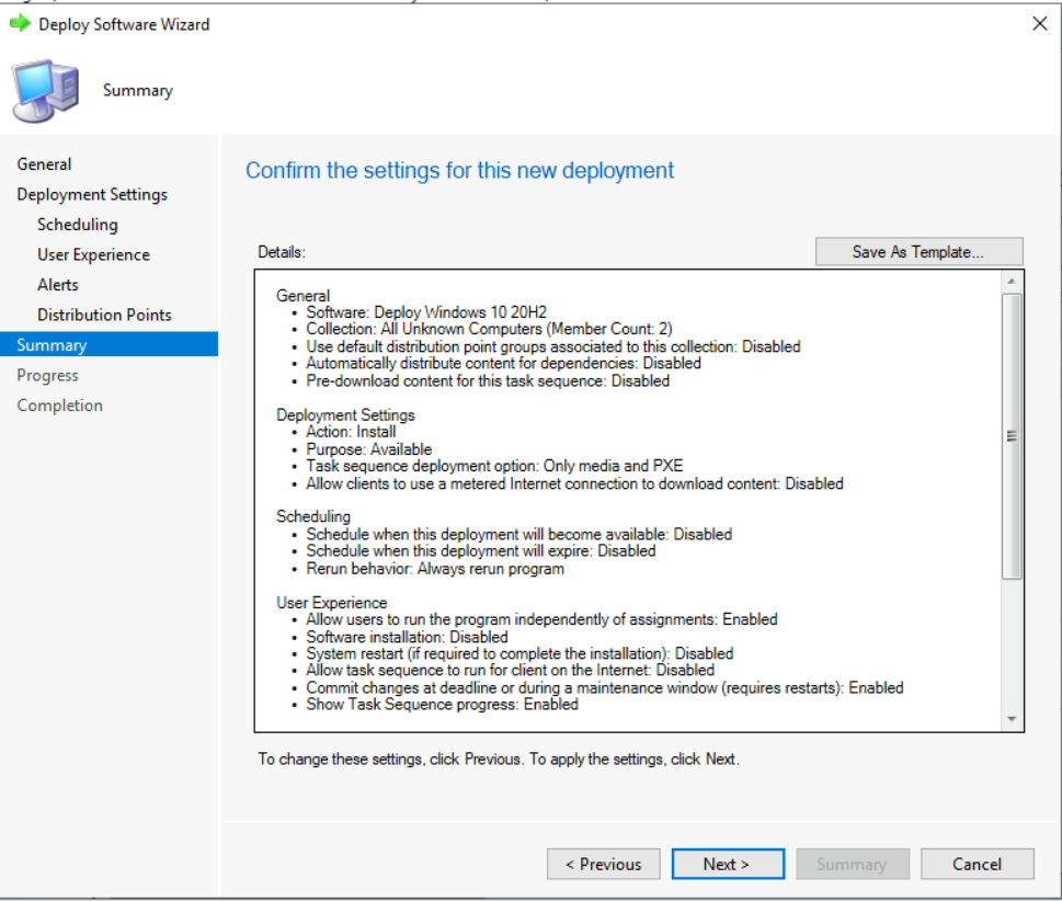 Deploy Windows 10 20H2 Using SCCM | ConfigMgr | MEMCM