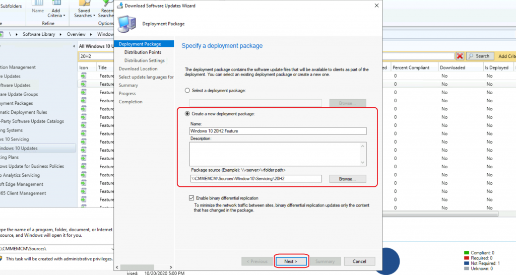 ConfigMgr Windows 10 Servicing Upgrade to 20H2 | SCCM 6 ConfigMgr Windows 10 Servicing Upgrade to 20H2 | SCCM