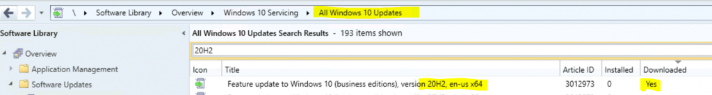 ConfigMgr Windows 10 Servicing Upgrade to 20H2 | SCCM 13 ConfigMgr Windows 10 Servicing Upgrade to 20H2 | SCCM 2