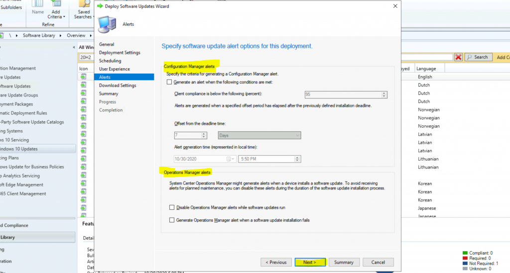ConfigMgr Windows 10 Servicing Upgrade to 20H2 | SCCM 19 ConfigMgr Windows 10 Servicing Upgrade to 20H2 | SCCM 6
