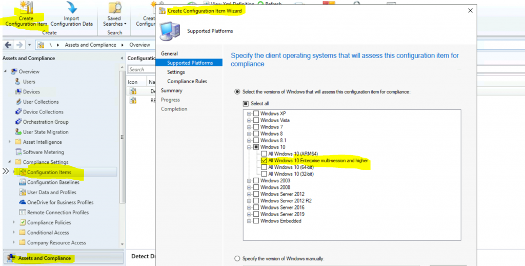 ConfigMgr Windows 10 Multi-Session Support for WVD | SCCM