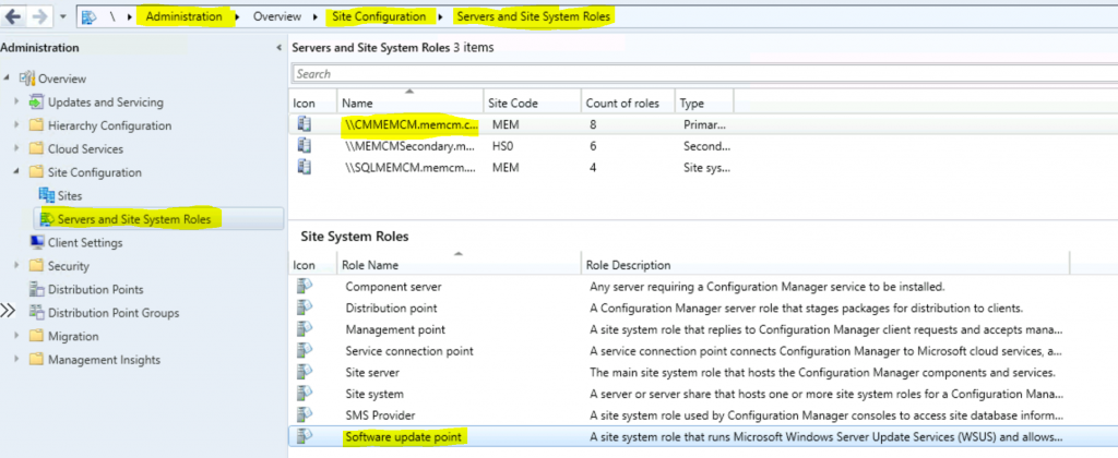 ConfigMgr Intranet Clients can Use CMG Software Update Point SCCM