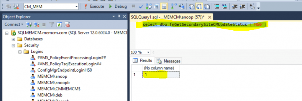 Check SCCM Secondary Server Hotfix Installation Status - Fig.2