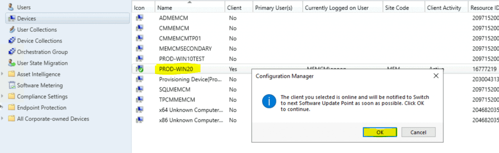 Change SCCM Client Software Update Point SUP | ConfigMgr