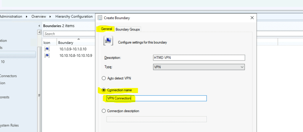 ConfigMgr VPN Boundary Creation Process Explained | SCCM