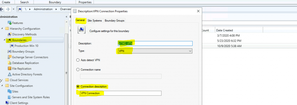 ConfigMgr VPN Boundary Creation Process Explained | SCCM