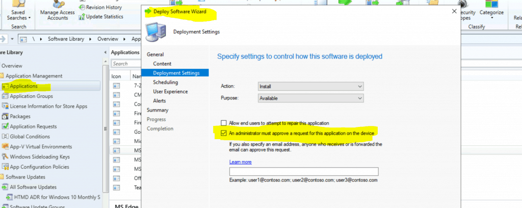 Enable ConfigMgr Applications from Intune Portal | Admin Center