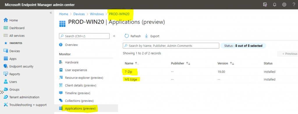 Install ConfigMgr Applications from Intune Portal | Admin Center - Fig.5