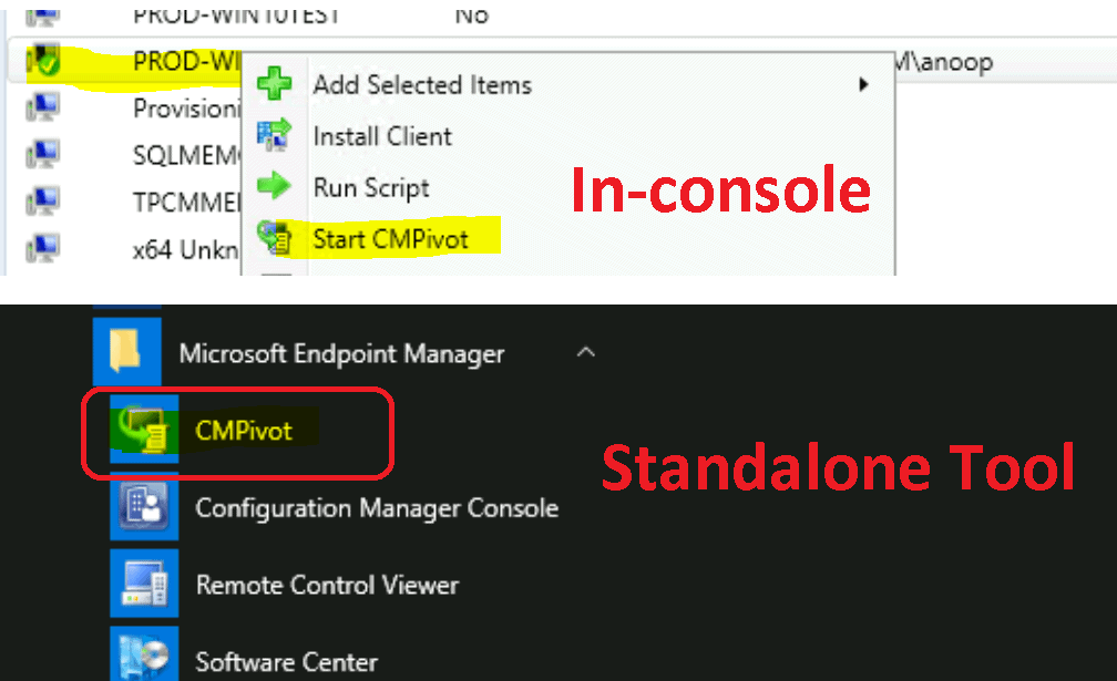 ConfigMgr CMPivot Improvements | SCCM 2006 Additional Features