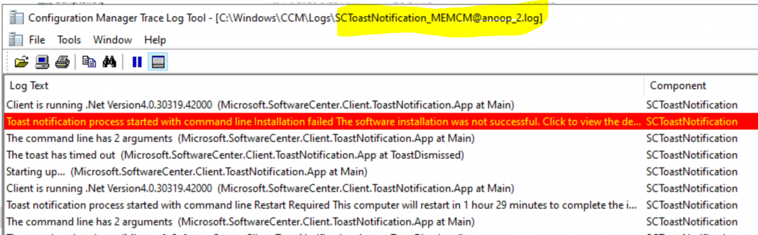 SCCM Log Files Updated List Client And Server
