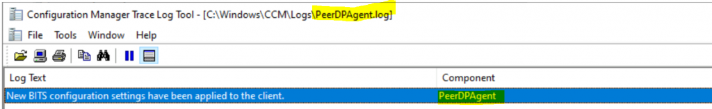 PeerDPAgent - Content Related Logs