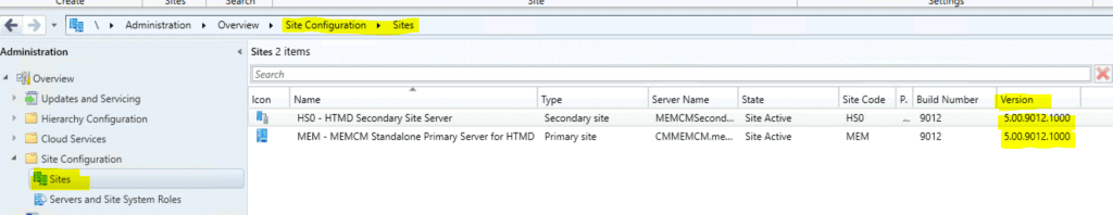 Check SCCM Secondary Server Hotfix Installation Status - ConfigMgr