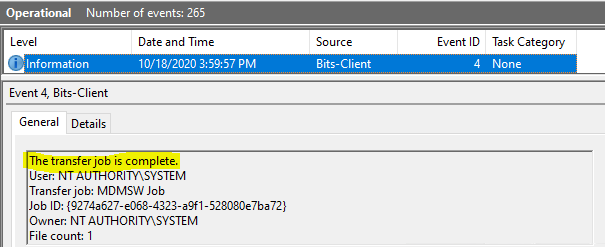 Easily track Windows 10 Intune App deployments from the Endpoint - Support Help #2 11 Easily track Windows 10 Intune App deployments from the Endpoint - Support Help #2 - Fig.10
