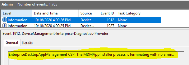Easily track Windows 10 Intune App deployments from the Endpoint - Support Help #2 16 Easily track Windows 10 Intune App deployments from the Endpoint - Support Help #2 - Fig.15