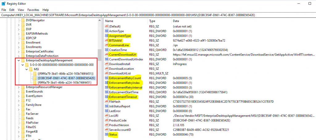 Easily track Windows 10 Intune App deployments from the Endpoint - Support Help #2 17 Easily track Windows 10 Intune App deployments from the Endpoint - Support Help #2 - Fig.16