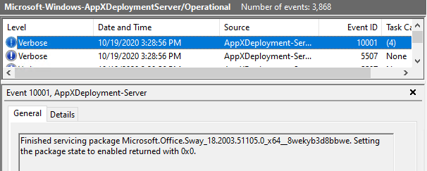 Easily track Windows 10 Intune App deployments from the Endpoint - Support Help #2 20 Easily track Windows 10 Intune App deployments from the Endpoint - Support Help #2 - Fig.19