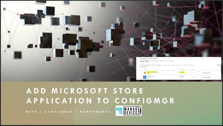 Add Microsoft Store Application
