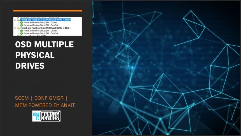 Multiple Physical Drives OSD TS