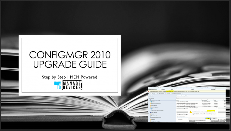 SCCM 2010 Upgrade Guide