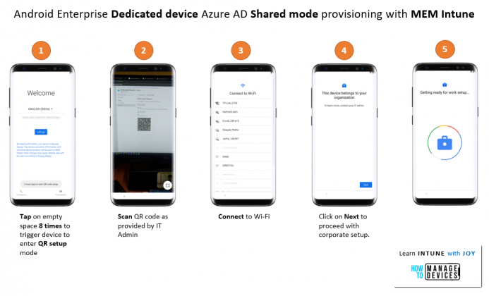 New Feature! Android Enterprise Dedicated Device In Azure AD Shared ...
