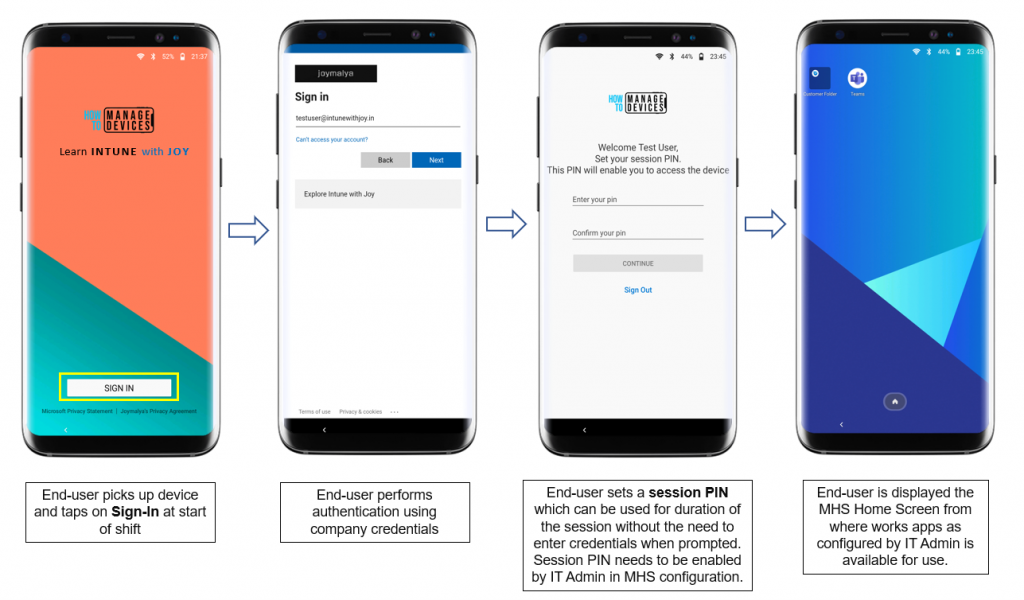 Android Enterprise Dedicated Devices in Azure AD Shared Device Mode - Learn Intune with Joy - Fig.14