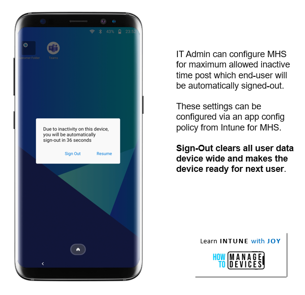 Android Enterprise Dedicated Devices in Azure AD Shared Device Mode - Learn Intune with Joy - Fig.16