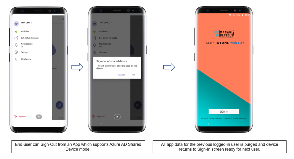 Android Enterprise Dedicated Devices in Azure AD Shared Device Mode - Learn Intune with Joy - Fig.18
