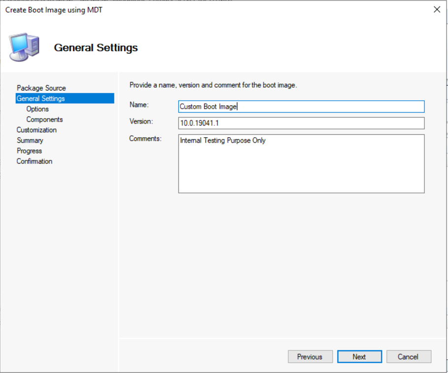 SCCM Create Custom Windows PE Boot Image Using MDT with ConfigMgr