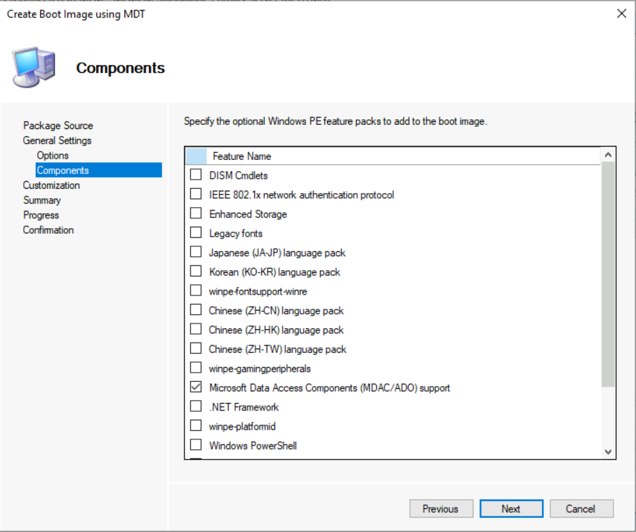 SCCM Create Custom Windows PE Boot Image Using MDT with ConfigMgr