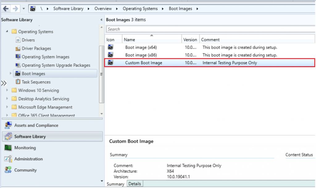 SCCM Create Custom Windows PE Boot Image Using MDT with ConfigMgr